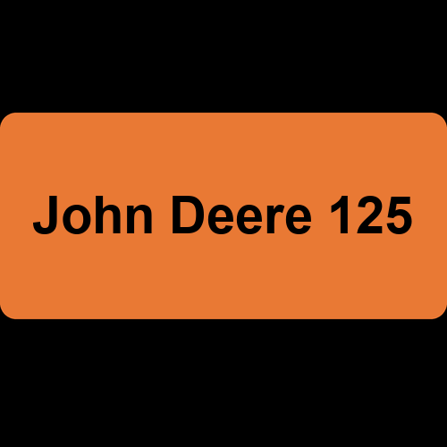 John Deere 125